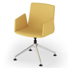 Konferenzstuhl gelb Konferenzstühle Büro Rosconi Objektmöbel - Eless 428