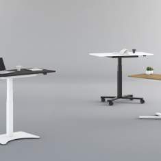höhenverstellbarer Schreibtisch kleiner Schreibtisch Arbeitstisch Büro Home Office Nowy Styl eModel 2.0 MINI
rechteckige Tischplatte