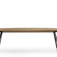 Konferenztisch Holz Konferenztische Girsberger Barra
abgerundete Tischplatte