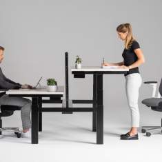 elektrisch höhenverstellbarer Schreibtisch Büro Schreibtische höhenverstellbar Nowy Styl XIO 2.0
rechteckige Tischplatte
Doppelarbeitsplatz