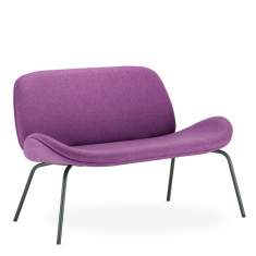 Sofa violett Lounge Zweisitzer Nowy Styl Tilkka
