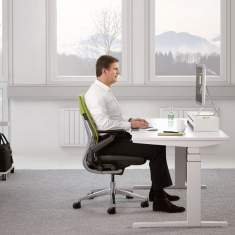 Höhenverstellbarer Schreibtisch elektrisch ergonomische Schreibtische Bürotisch Steelcase Activa Lift 2
höhenverstellbar