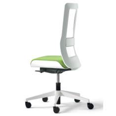 Bürostuhl grün weiss Bürodrehstuhl moderne Bürostühle Wiesner-Hager POI