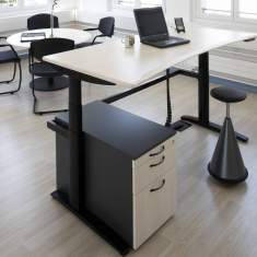 Elektrisch höhenverstellbarer Schreibtisch Büromöbel Ergonomie Schreibtische ergonomisch, BWW, LUNA
höhenverstellbar
mit Memory Funktion