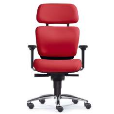 Ergonomische Bürostühle rot Bürodrehstuhl Sitwell Steifensand Fire M