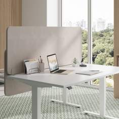 Schreibtisch Sichtschutz Tischtrennwand akustik Schreibtischaufsatz fm Büromöbel Stellwand 25