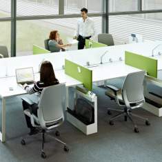 Team-Tische Büro Teamtisch Konferenztische, Steelcase, FrameOne Bench