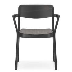 Besucherstuhl Holz Besucherstühle grau schwarz Cafeteria Stuhl Kusch+Co 2910 Embla
