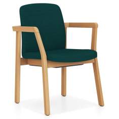 Besucherstuhl Holz Besucherstühle Sessel grün Lounge Stuhl Kusch+Co 2950 Embia