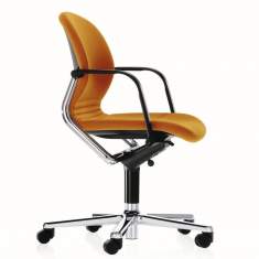 Wilkhahn Stuhl Büro Stoff orange Bürodrehstuhl, Wilkhahn, FS-Linie Bürodrehstuhl