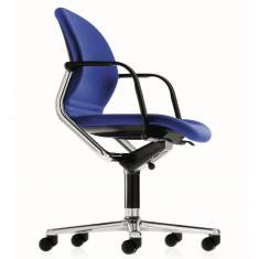Wilkhahn Stuhl Büro Stoff blau Bürodrehstuhl, Wilkhahn, FS-Linie Bürodrehstuhl