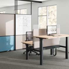 Höhenverstellbarer Schreibtisch elektrisch ergonomische Schreibtische Bürotisch CEKA Styles
Doppelarbeitsplatz