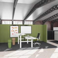Höhenverstellbarer Schreibtisch elektrisch ergonomische Schreibtische Bürotisch CEKA Styles
Doppelarbeitsplatz
