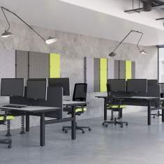 Drehstuhl Netzgewebe Bürostuhl Design Bürostühle mit Armlehnen Bürodrehstuhl schwarz Nowy Styl X-Line