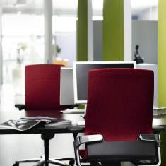 Wilkhahn Bürostühle modern Bürodrehstühle Design Bürostuhl rot Wilkhahn, ON Bürodrehstuhl