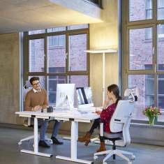 Bürostuhl grau Bürodrehstuhl moderne Bürostühle Viasit Toleo Pro