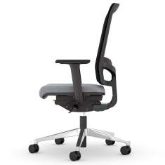 Bürostuhl grau Drehstühle ergonomischer Bürodrehstuhl exklusiv, viasit, F1 Pro Net