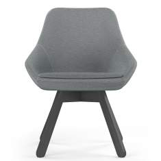 Loungesessel grau Sessel Lounge Besucherstuhl Konferenzstühle, viasit, Calyx