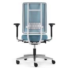 Drehstühle Büro ergonomisch Bürostühle kaufen blau Bürostuhl Netzgewebe Viasit Newback