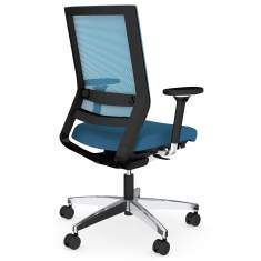 ergonomischer Bürostuhl blau Bürodrehstühle Netzgewebe viasit, impulse Bürodrehstuhl