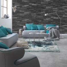 Lounge Sessel grau Bürosessel, Lounge Sofa SMV Sitz- & Objektmöbel, Bonny