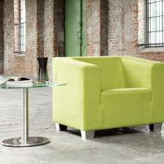 Loungesessel grün Büro Clubsessel Design Loungemöbel,, SMV Sitz- & Objektmöbel, CLINC
