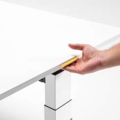kollaboratives Arbeiten Steh-Sitz-Tisch Whiteboard höhenverstellbar WINI WINEA FLOW MEET