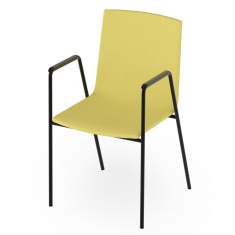 Besucherstuhl gelb Besucherstühle Konferenzstühle Cafeteria Stühle, rosconi, Objektmöbel - atlanta 452