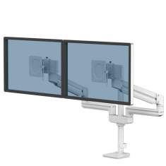 Monitorhalter Tischhalterungen weiss Monitorhalterungen Fellowes Tallo Modular™ Doppel Monitorarm 2FMS