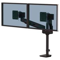Monitorhalter Tischhalterungen schwarz Monitorhalterungen Fellowes Tallo Modular™ Doppel Monitorarm 2MS
