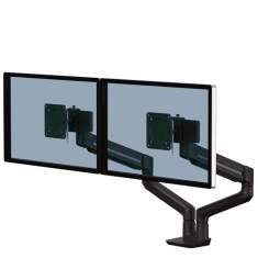 Monitorhalter Tischhalterungen schwarz Monitorhalterungen Fellowes Tallo™ Doppel Monitorarm