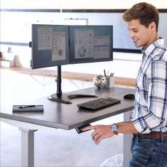 Höhenverstellbarer Schreibtisch Bürotisch Fellowes Cambio™ Höhenverstellbarer Tisch - nur Gestell