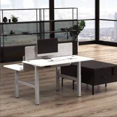 höhenverstellbarer Schreibtisch Gestell Bürotisch Fellowes Cambio™ Höhenverstellbares Tischsystem - nur Gestell