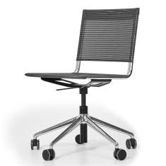 Bürostuhl grau Bürodrehstuhl Netzgewebe rosconi, Objektmöbel - BLAQ Office Chair
