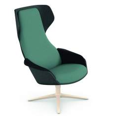 Loungesessel grün Sessel schwarz Lounge Sitzmöbel Sedus se:lounge