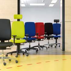 Bürostuhl farbig Bürodrehstuhl moderne Bürostühle Mauser Büro und Objektmöbel favorite Drehstuhl