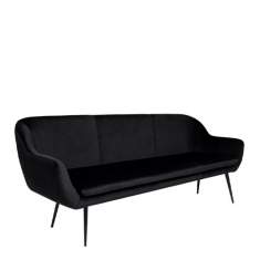 Sitzbank Lounge Sofa Loungesofa schwarz SMV Sitz- & Objektmöbel Dine