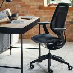 Bürodrehstuhl Netzgewebe Büro Drehstühle schwarz Bürostuhl Steelcase Karman™