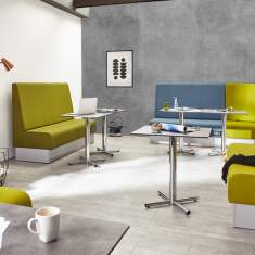 Modulare Sitzgruppen modulare Sitzelemente Lounge gelb, SMV Sitz- & Objektmöbel, JUKE BOX