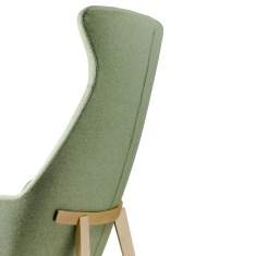 Lounge Sessel Büro Loungemöbel grün Clubsessel SMV Sitz- & Objektmöbel, Kinzika L