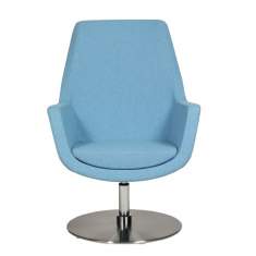 Lounge Sessel blau Bürosessel Clubsessel SMV Sitz- & Objektmöbel, Kinzika M