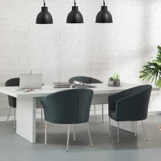 Konferenzsessel schwarz Konferenzstühle, SMV Sitz- & Objektmöbel, MELLOW
