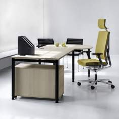 höhenverstellbarer Schreibtisch Büromöbel Schreibtische Holz CEKA, CenFormX
höhenverstellbar