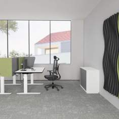 Elektrisch höhenverstellbarer Schreibtisch Büro Schreibtische Büromöbel, CEKA, VitalFormX
höhenverstellbar