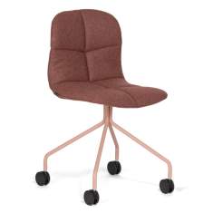 Besucherstuhl rot Besucherstühle mit Rollen Konferenzstuhl Materia Neo Lite Soft