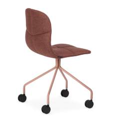 Besucherstuhl rot Besucherstühle mit Rollen Konferenzstuhl Materia Neo Lite Soft