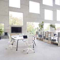 Stauraum modulare Büromöbelsysteme Regalsysteme modular Regal Büro Sedus se:matrix Regalmodul