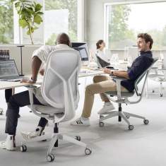 Drehstuhl grau Büro Drehstühle Netzgewebe Bürostuhl Home Office Sedus se:kit