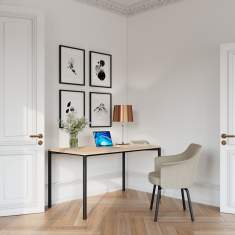 Besucherstuhl beige Besucherstühle Home Office Stuhl BENE Ports Chair