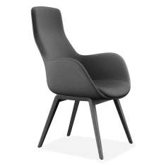 Loungesessel Holz Sessel schwarz Lounge Sitzmöbel Kusch+Co Lupino